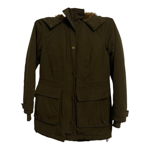 Garage Snowproof Parka Olive Green Small - Picture 1 of 11